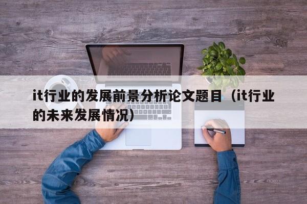 it行业的发展前景分析论文题目（it行业的未来发展情况）