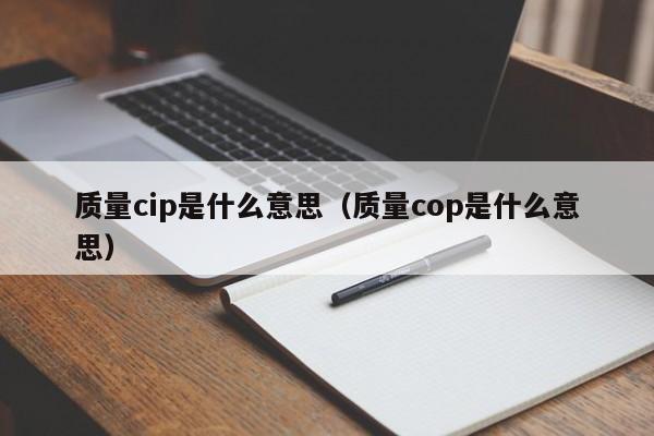 质量cip是什么意思（质量cop是什么意思）