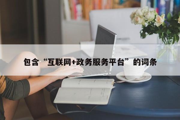 包含“互联网+政务服务平台”的词条